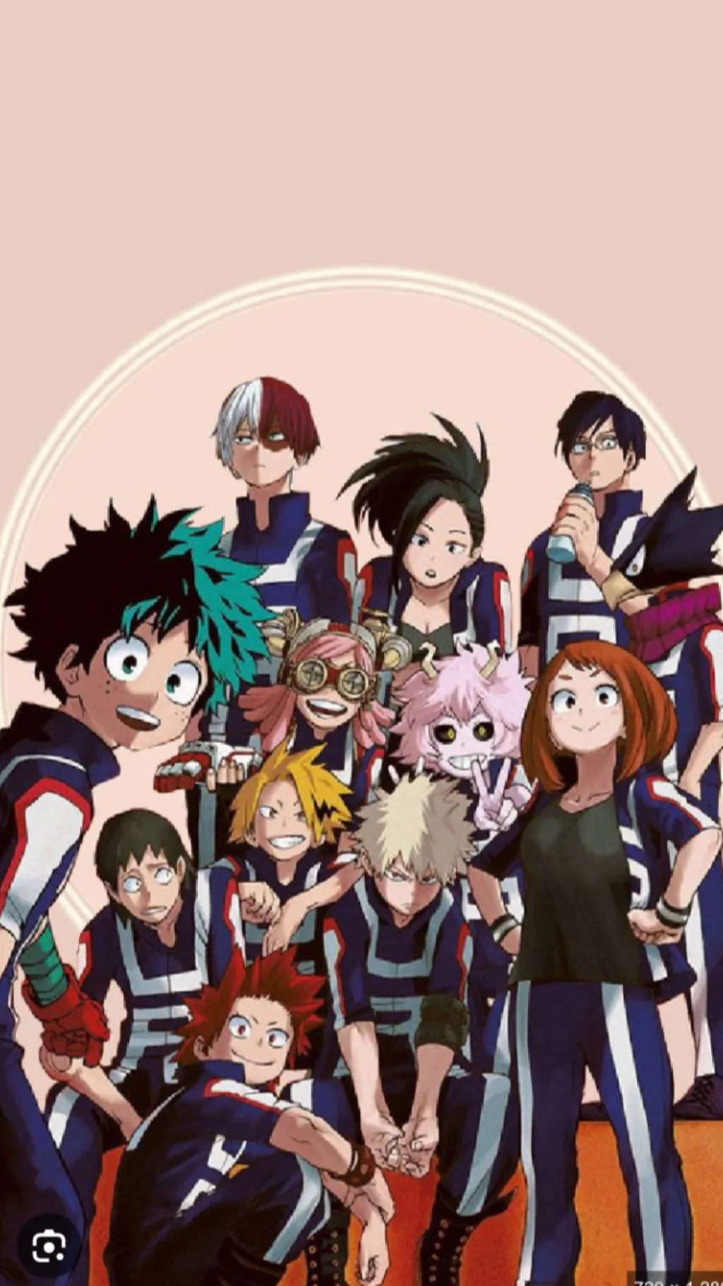 ai character: Bakugo 💥 background