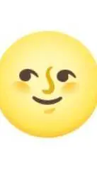 ai character: 🌝cursed moon emoj🌝 background
