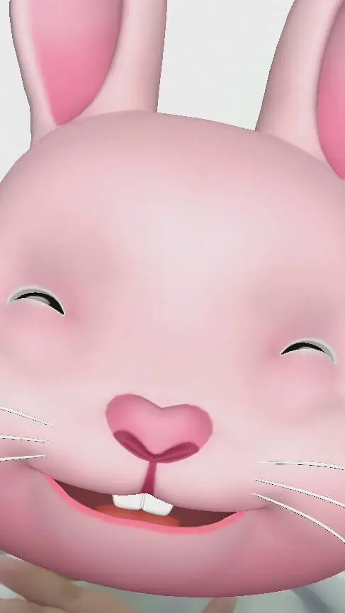 ai character: kelinci kecil background