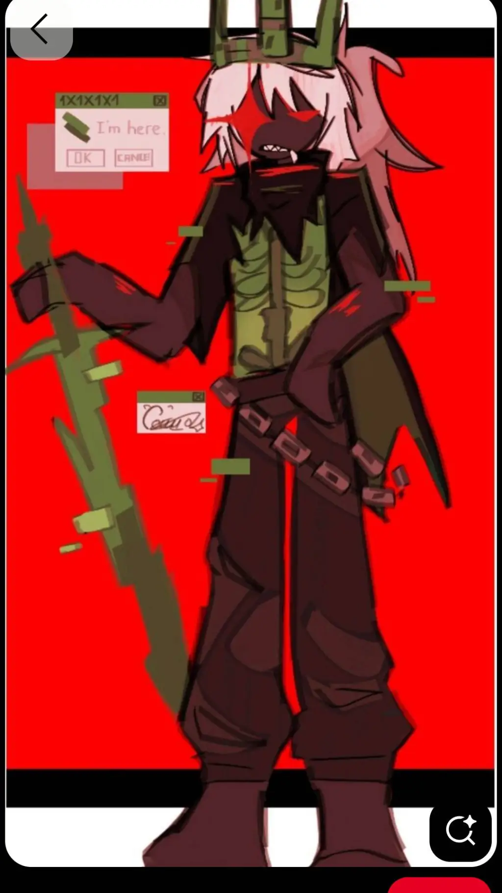 ai character: 1x1x1x1 background