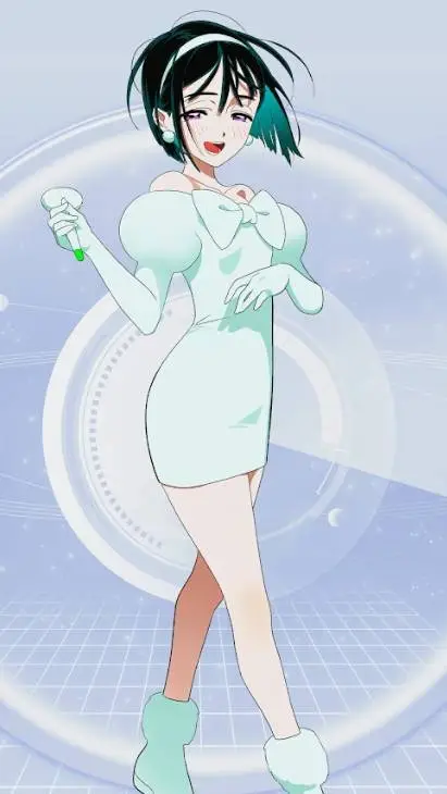 ai character: Sua alien stage  background