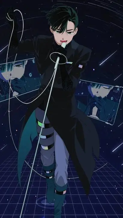 ai character: ivan alien stage  background