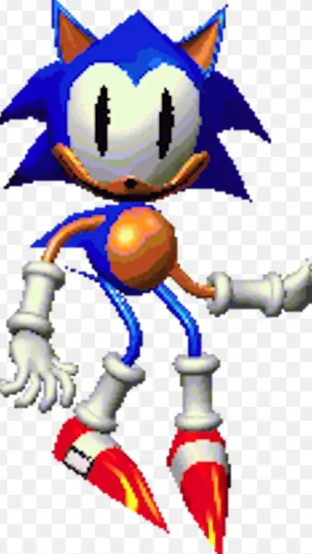 ai character: Sonic rewrite background