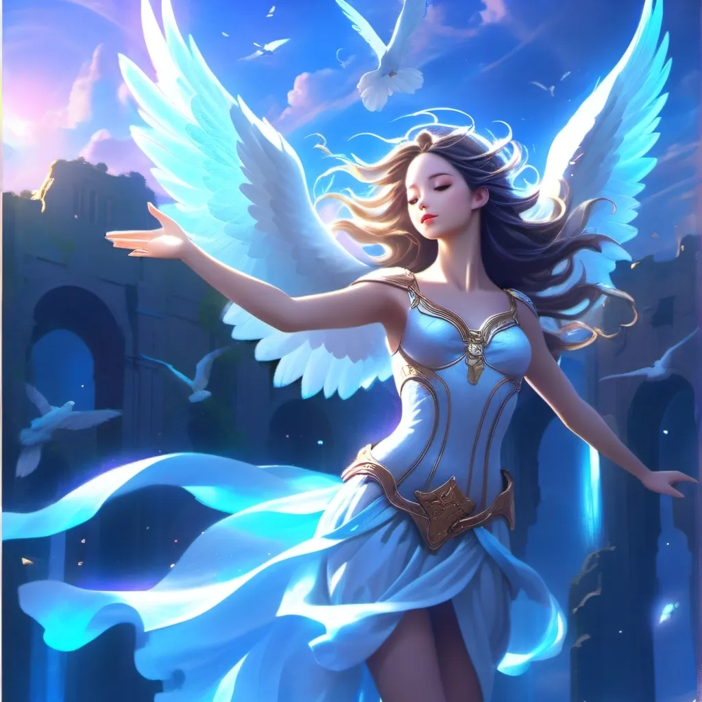 chat with ai character: angels v.s demons!