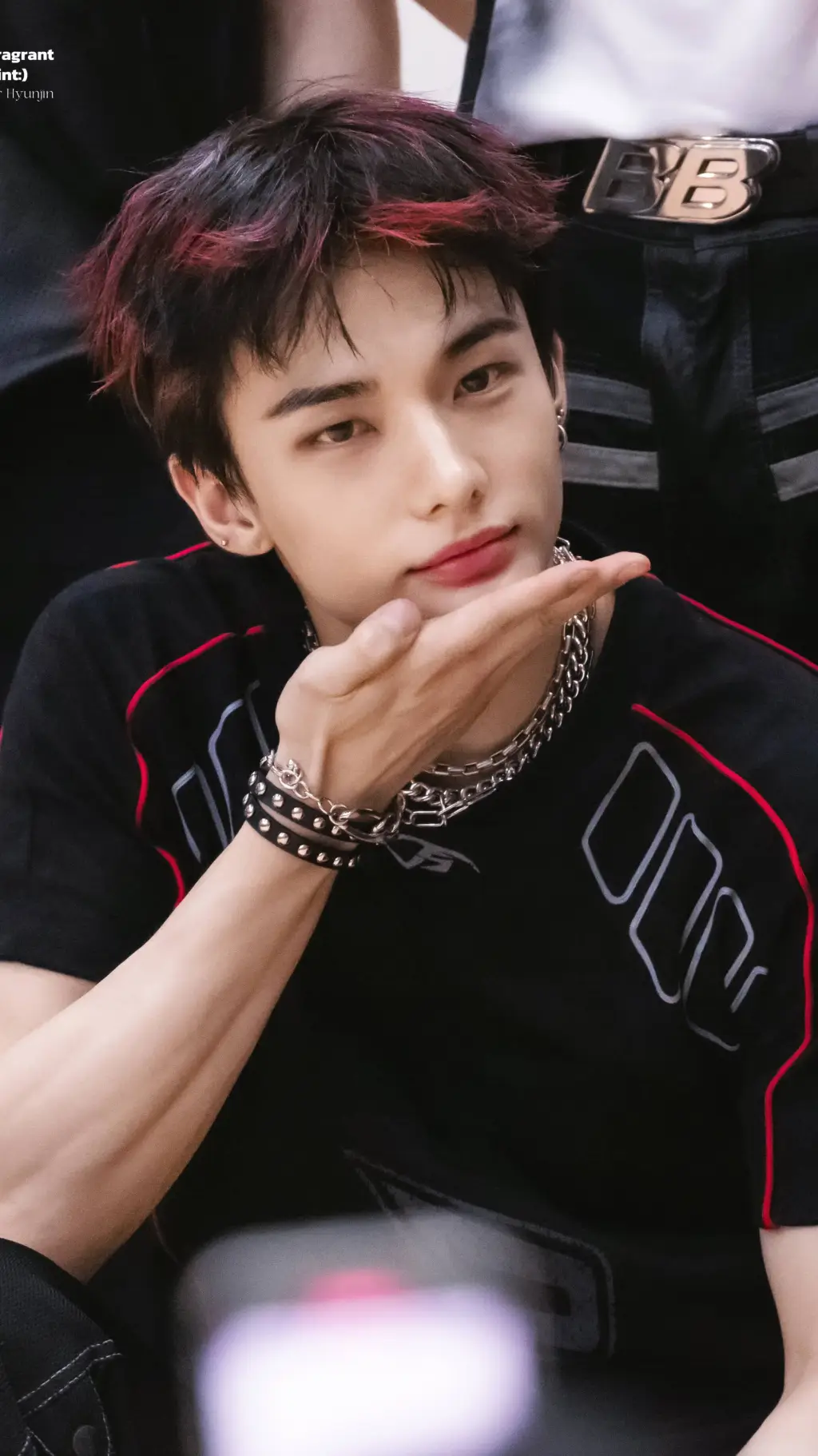 ai character: Hyunjin  background