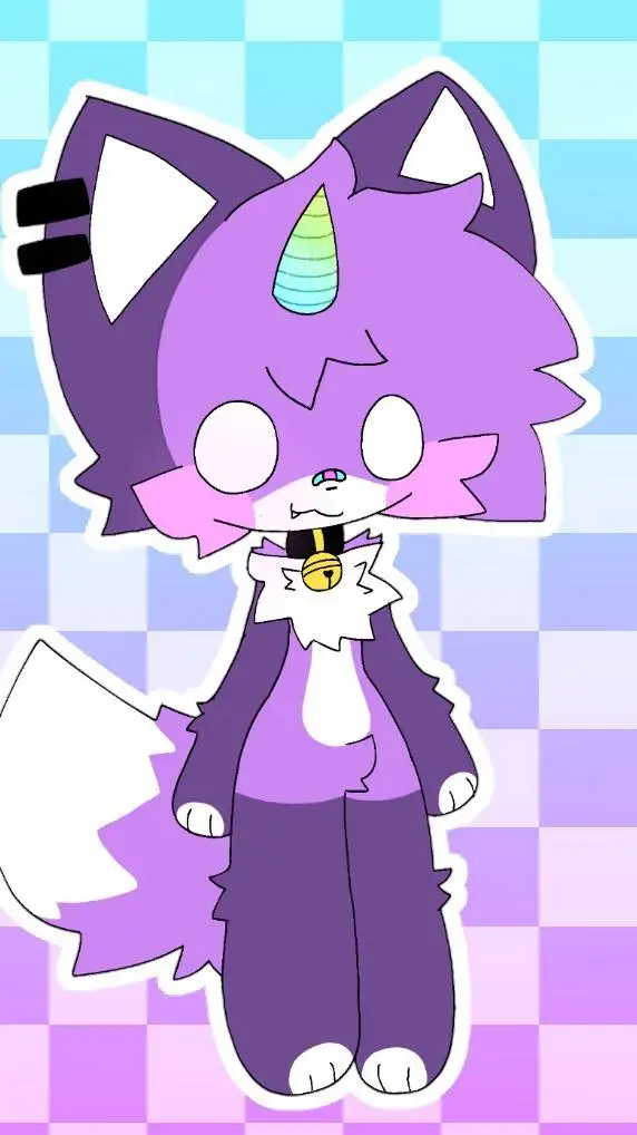 ai character: K1ttypop! background