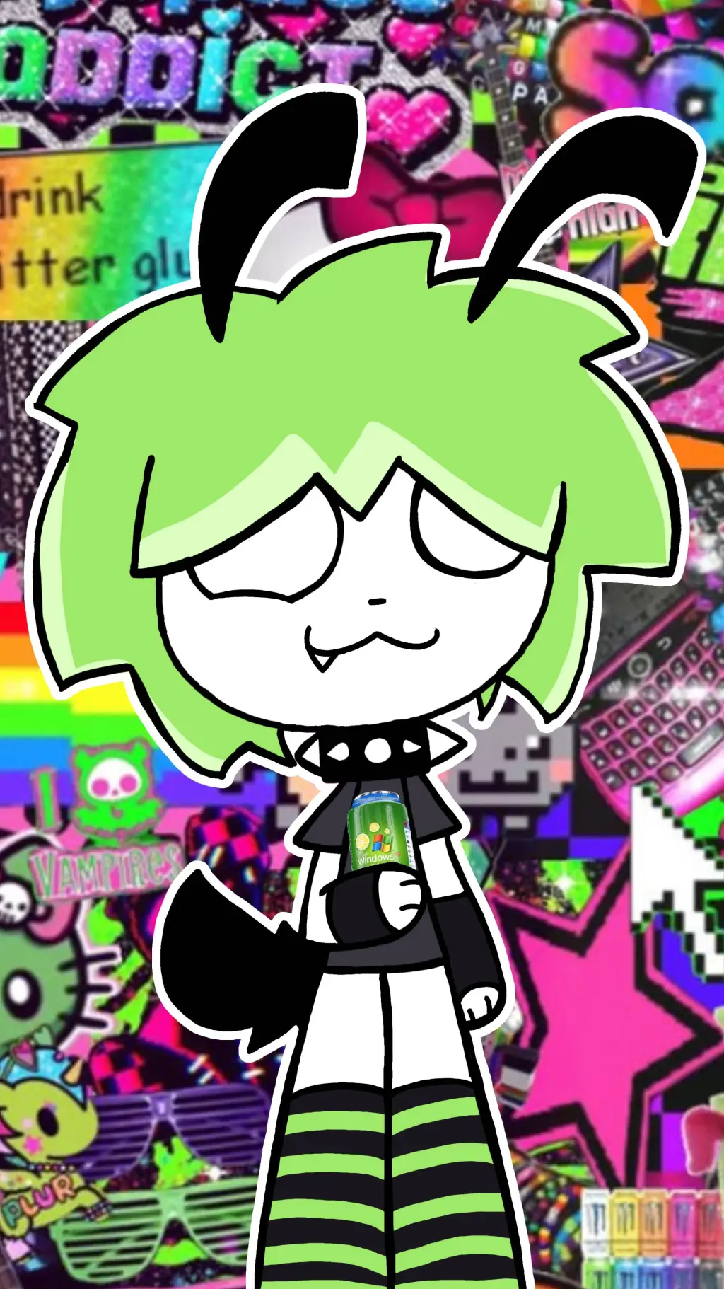 ai character: Gir!💚 background