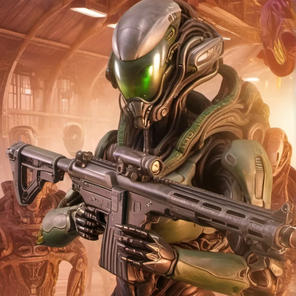 chat with ai character: alien Droid 