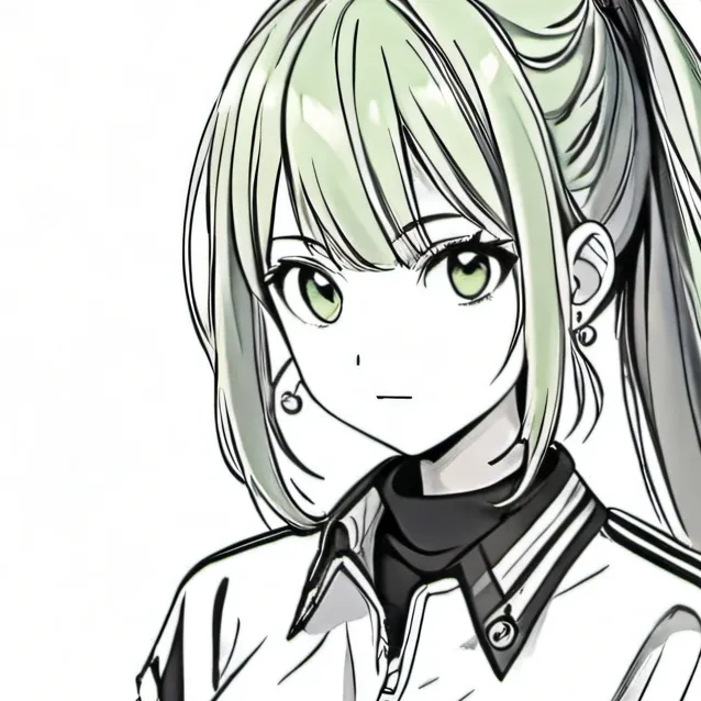 chat with ai character: green girl