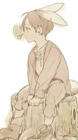 ai character: LittleRabbitEren background