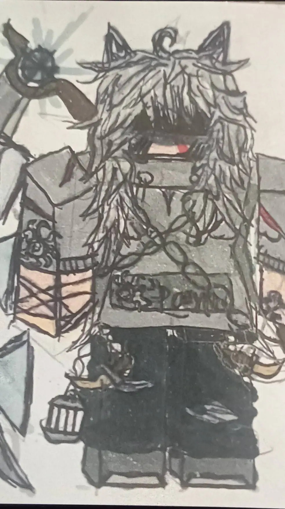 ai character: Forsaken Sleepover background