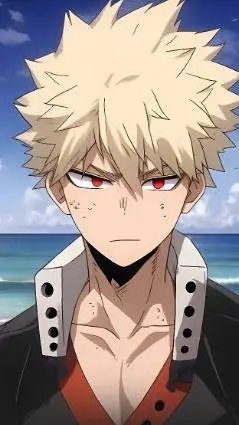 ai character: Katsuki Bakugo  background