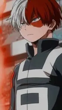 ai character: Shoot Todoroki  background