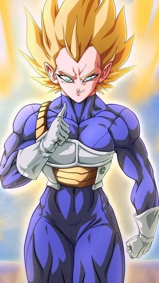 ai character: Vegeta Female background