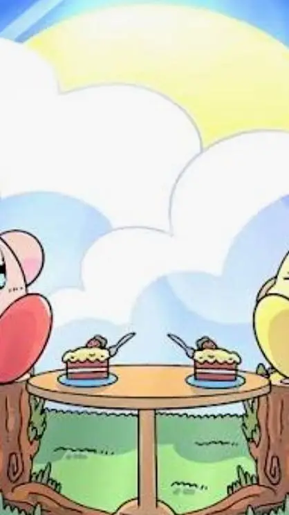 ai character: Kirby x Waddle D 2 background