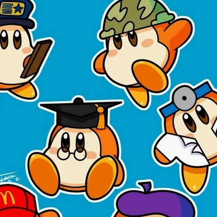 chat with ai character: Kirby x Waddle D 4