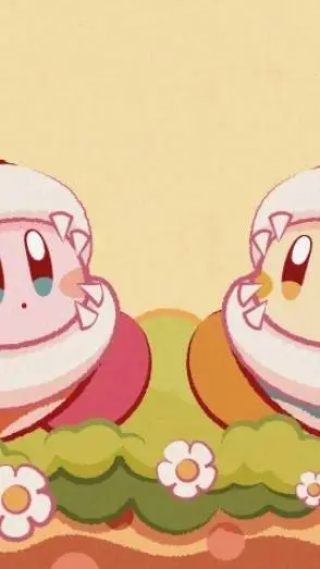 ai character: Kirby x Waddle D 5 background