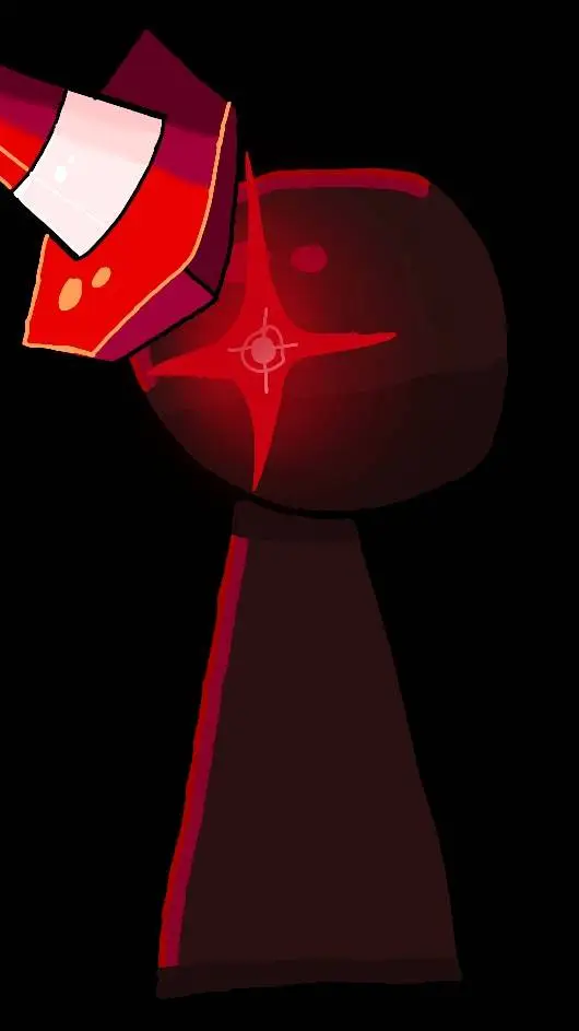 ai character: Red Cøne background