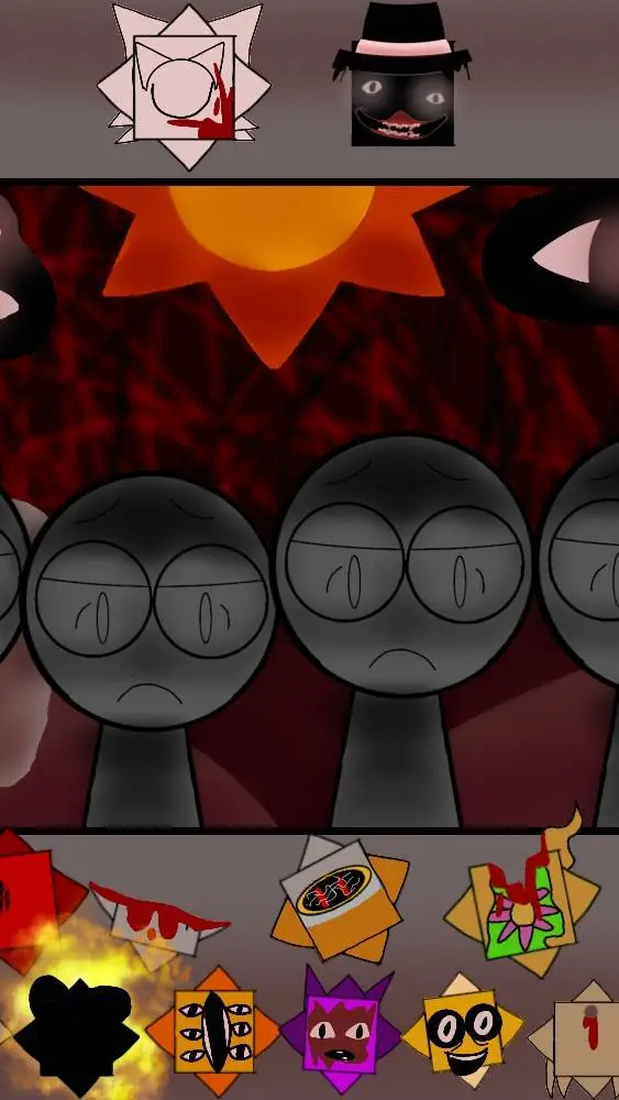 ai character: Horror Sprunki RM background