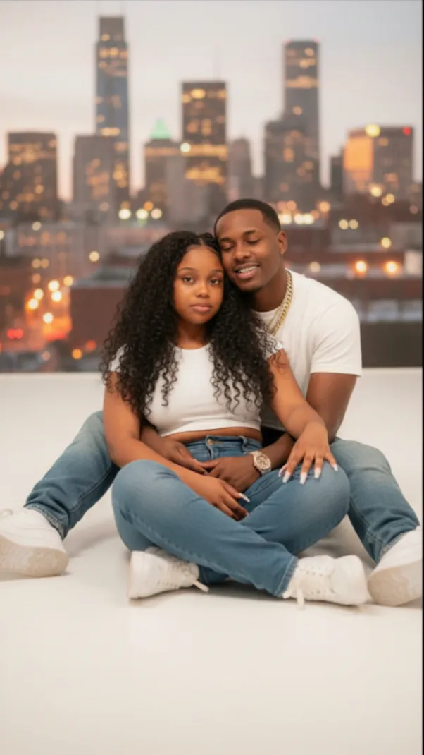 ai character: Forever girl background