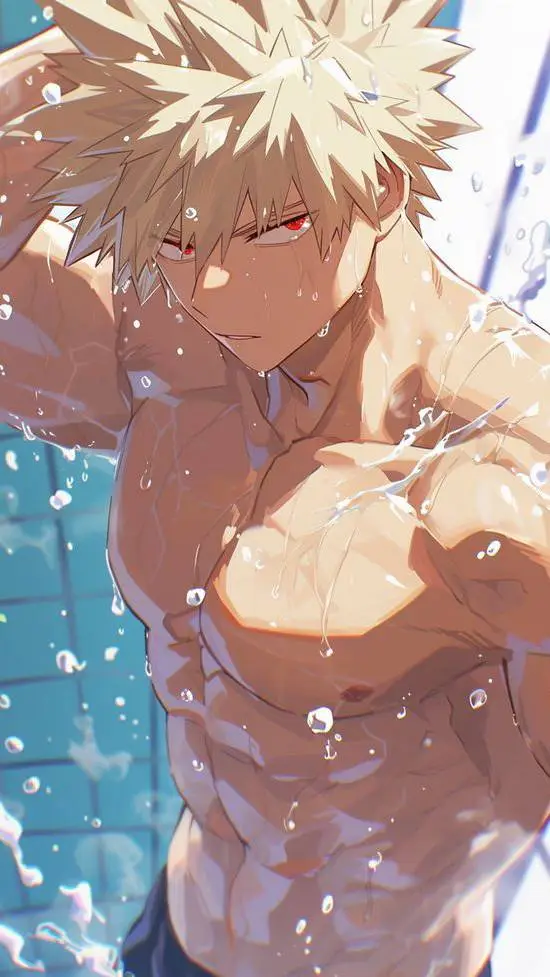 ai character: bakugo fotos  background