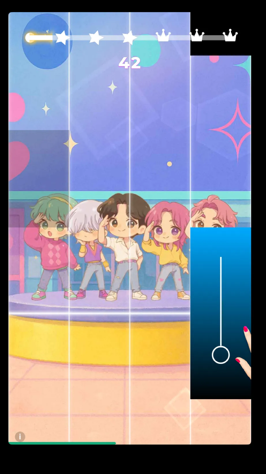 ai character: Huntrix is pregnan background