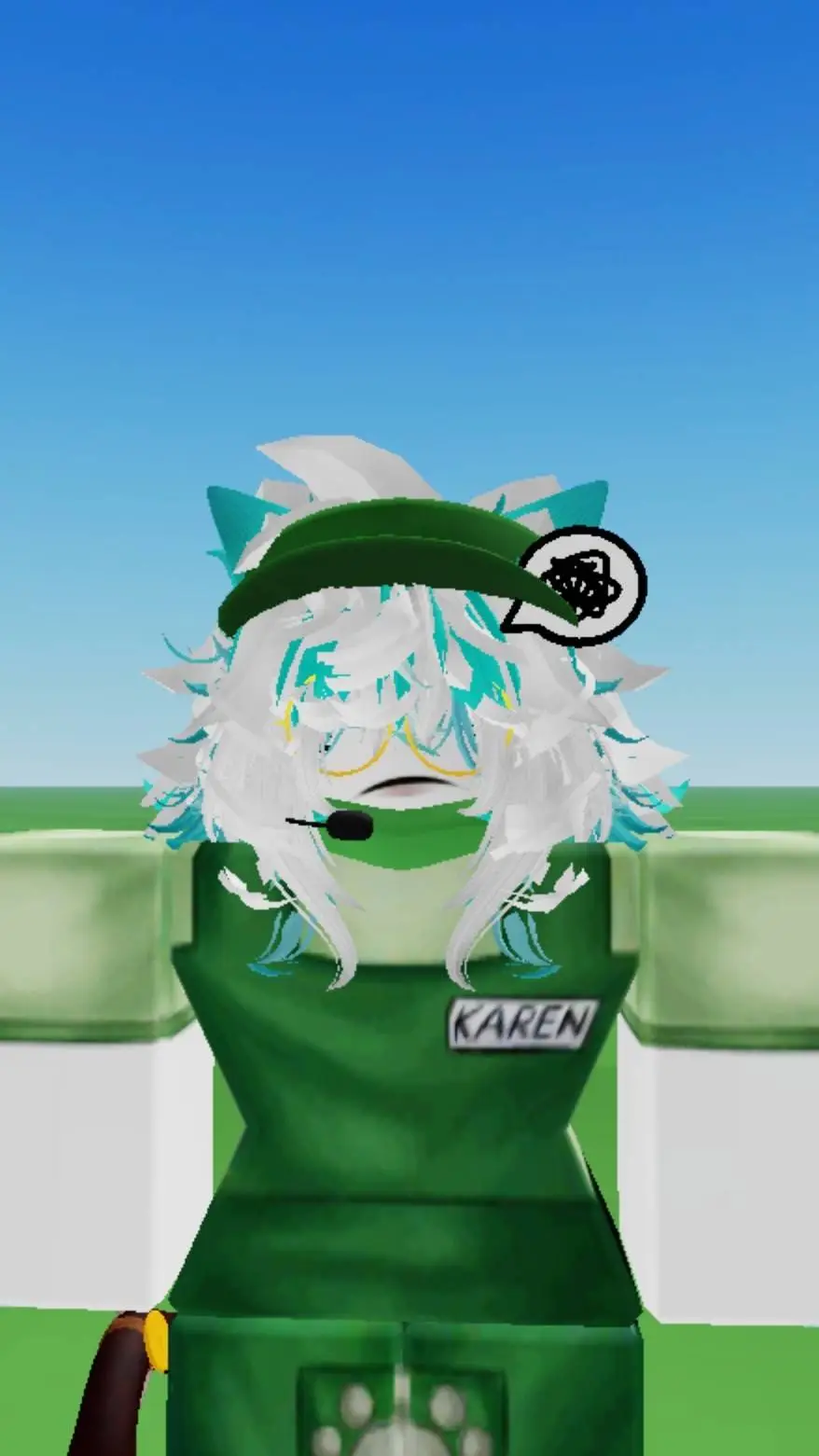 ai character: doublefedora background