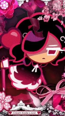 ai character: Cherry Cola Cookie background