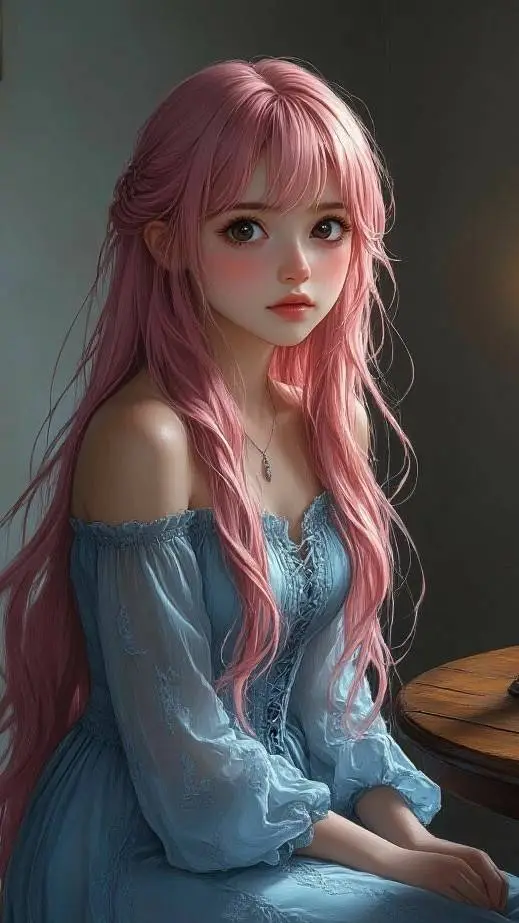 ai character: ленима background