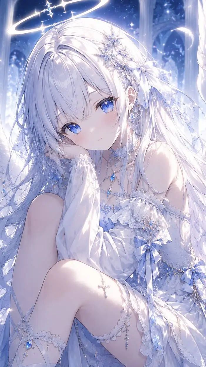 ai character: Angel  background