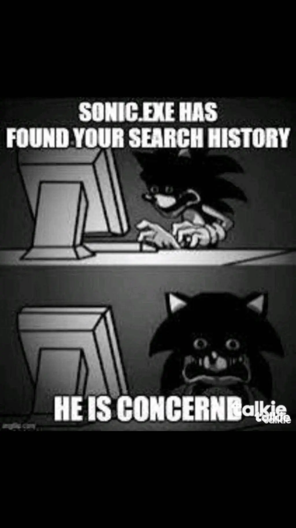 ai character: Sonic.exe background