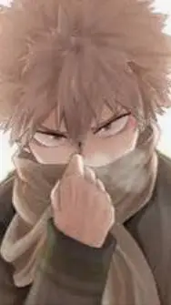 ai character: bakugo con frío  background