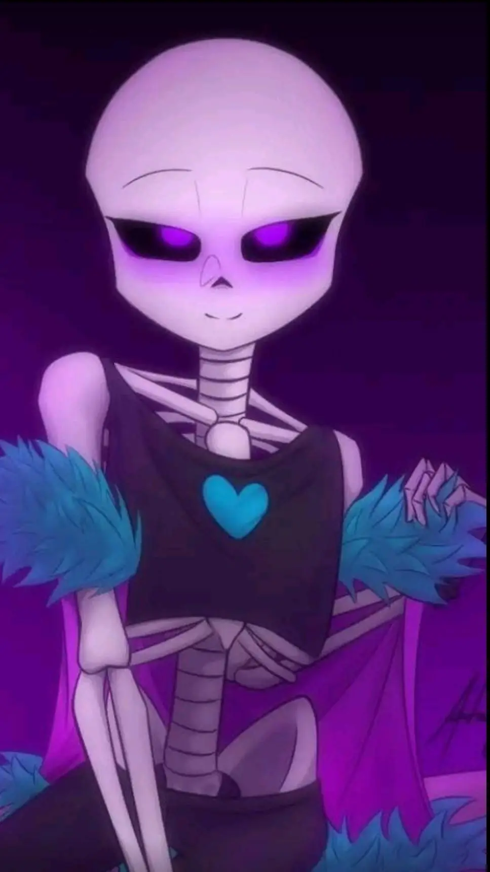 ai character: Lust Sans background