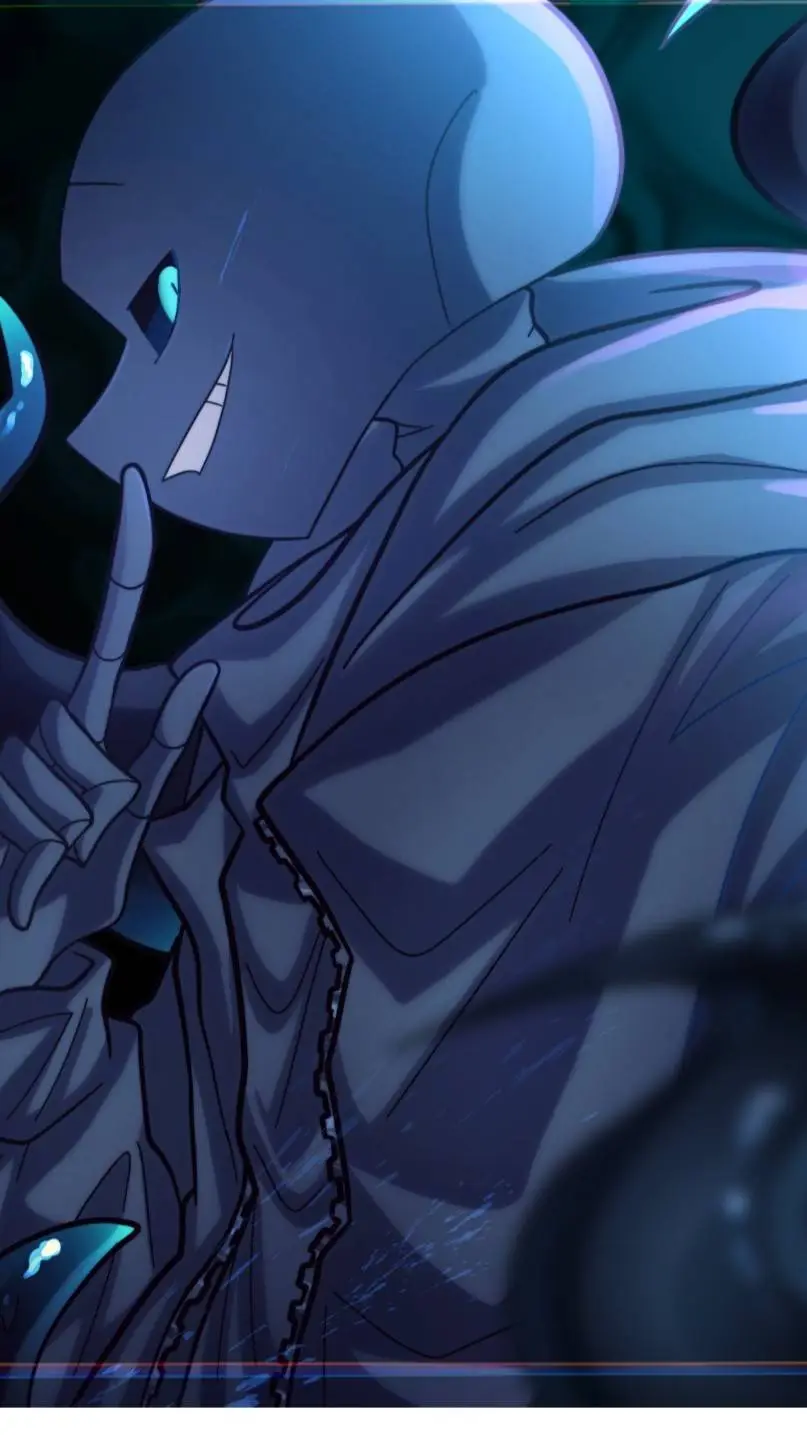 ai character: Nightmare sans  background