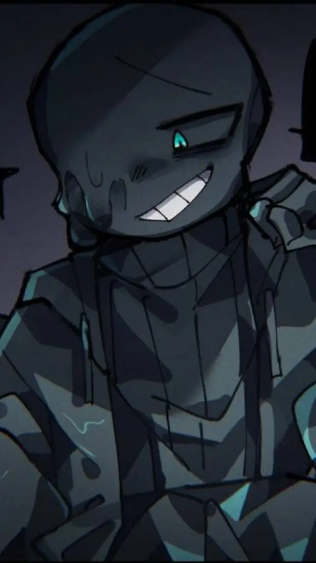 ai character: Nightmare sans background