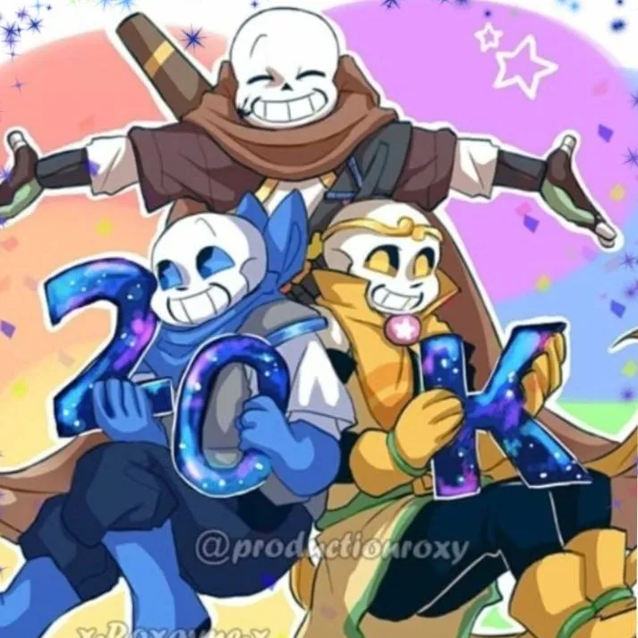 chat with ai character: Starts Sans 💙💫🖌️
