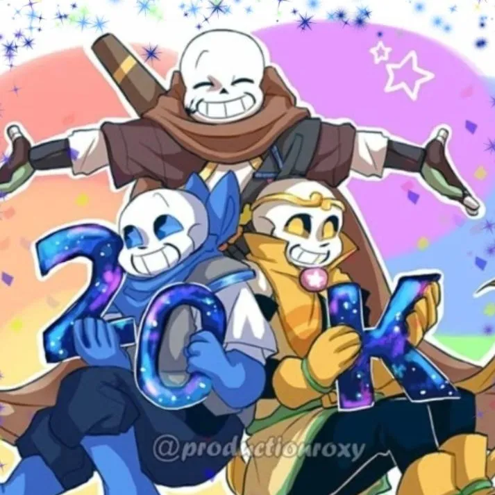 chat with ai character: Starts sans 💙💫🖌️