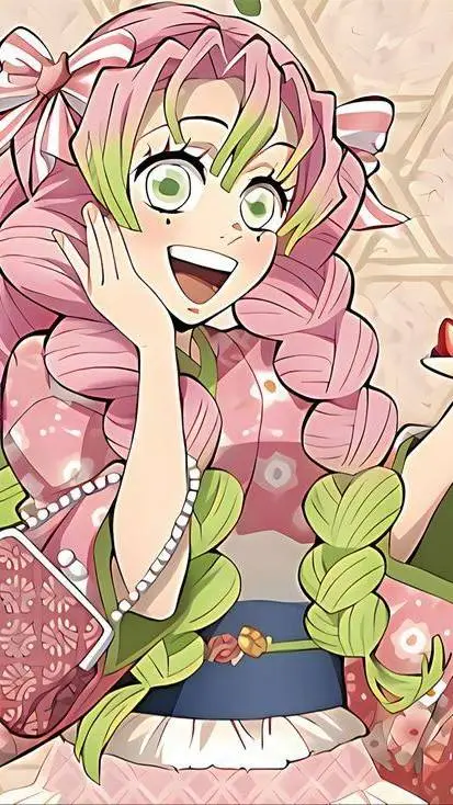 ai character: ❤mitsuri kanroji❤ background