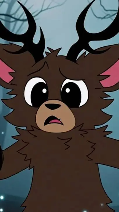 ai character: deer background