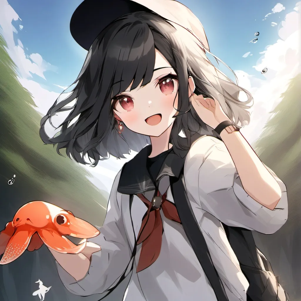 chat with ai character: girl with octopus 