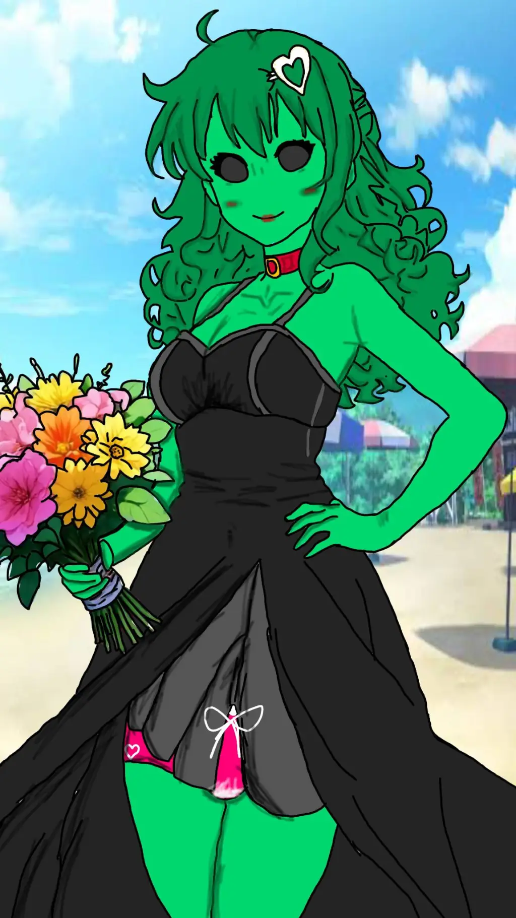 ai character: comy❤️ background