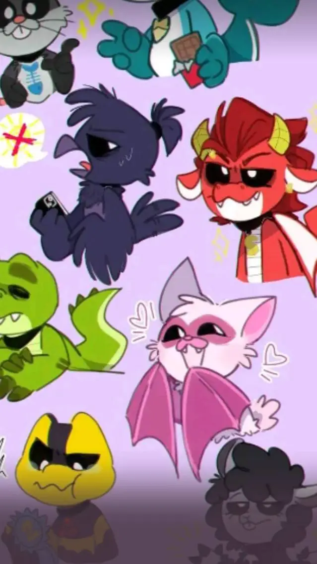 ai character: nightmare critters background