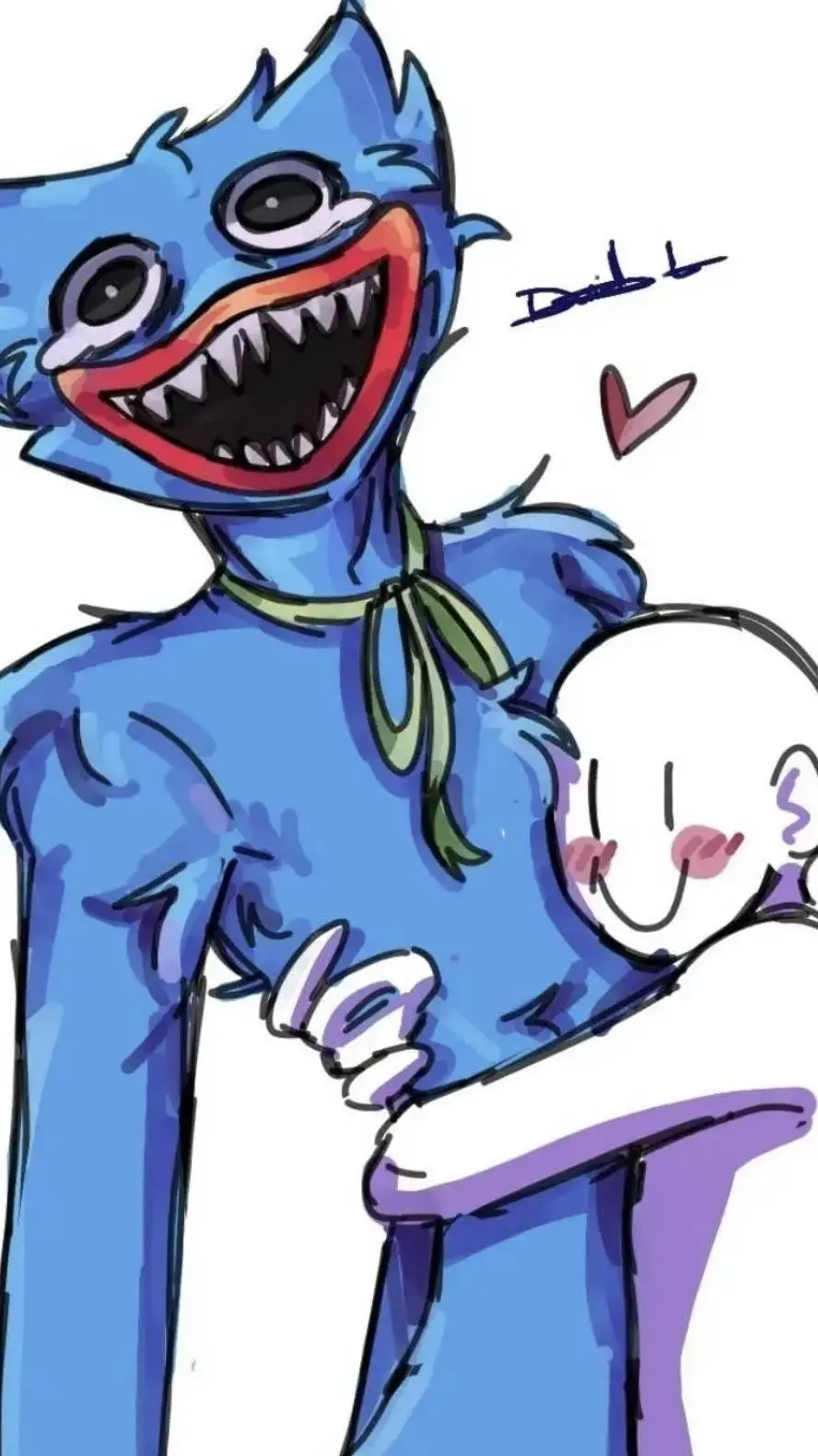 ai character: huggy wuggy background