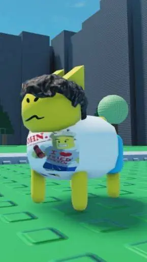 ai character: Shed gubby pet background