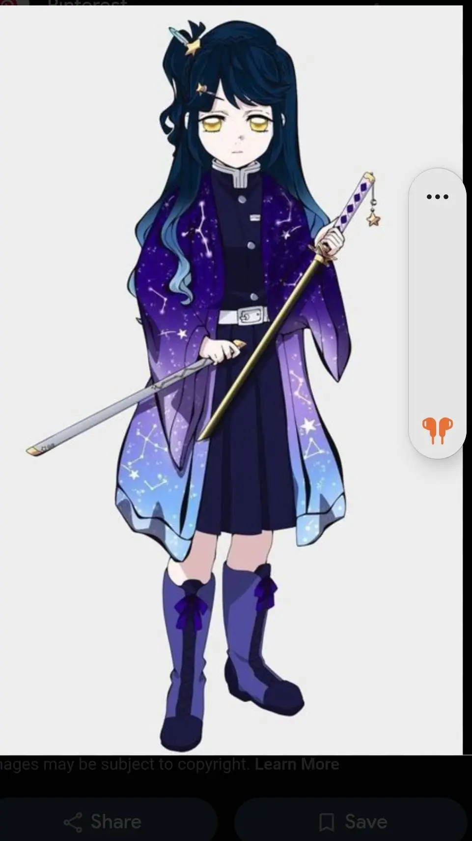 ai character: Demon Slayer background