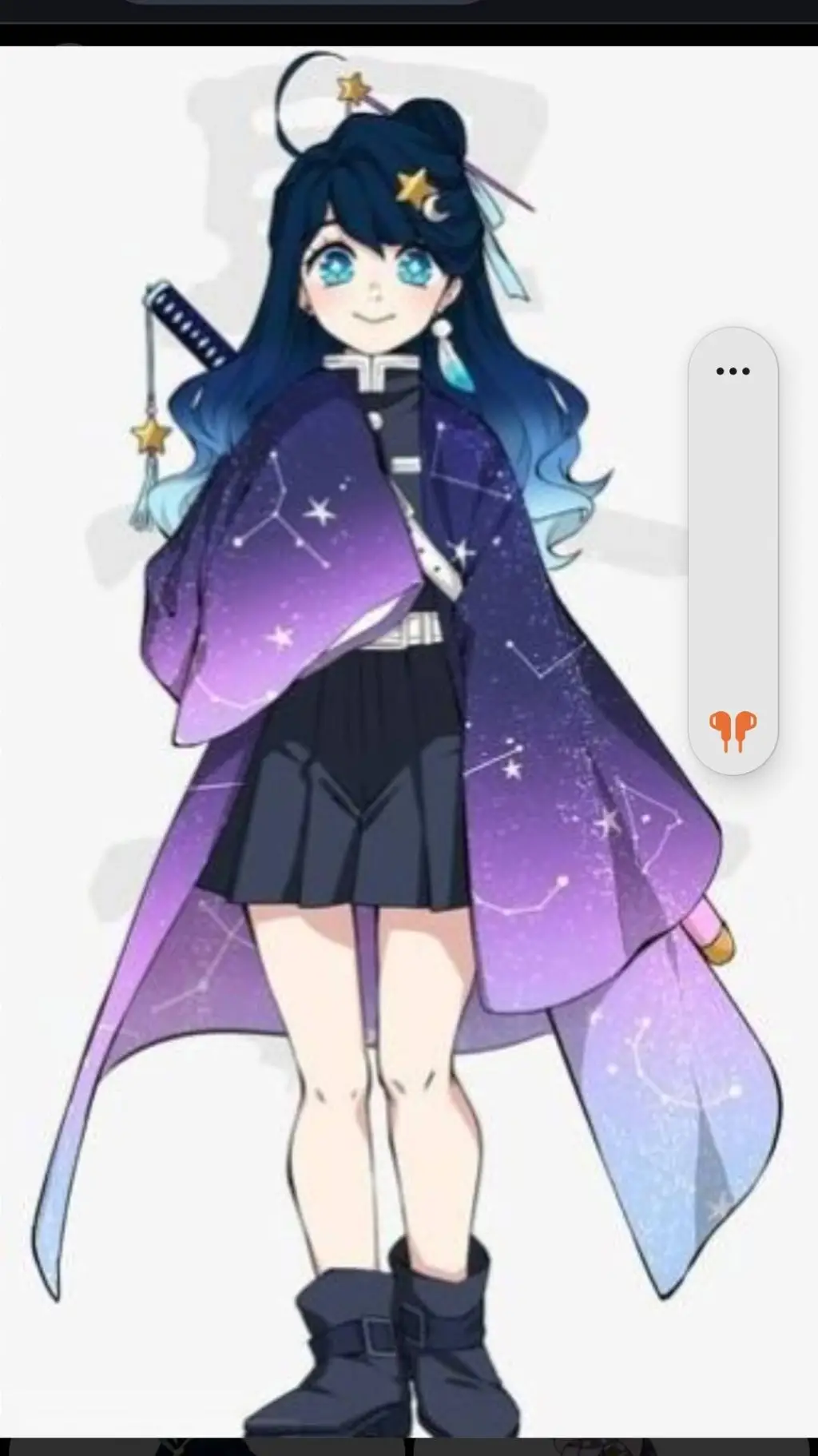 ai character: Demon Slayer  background