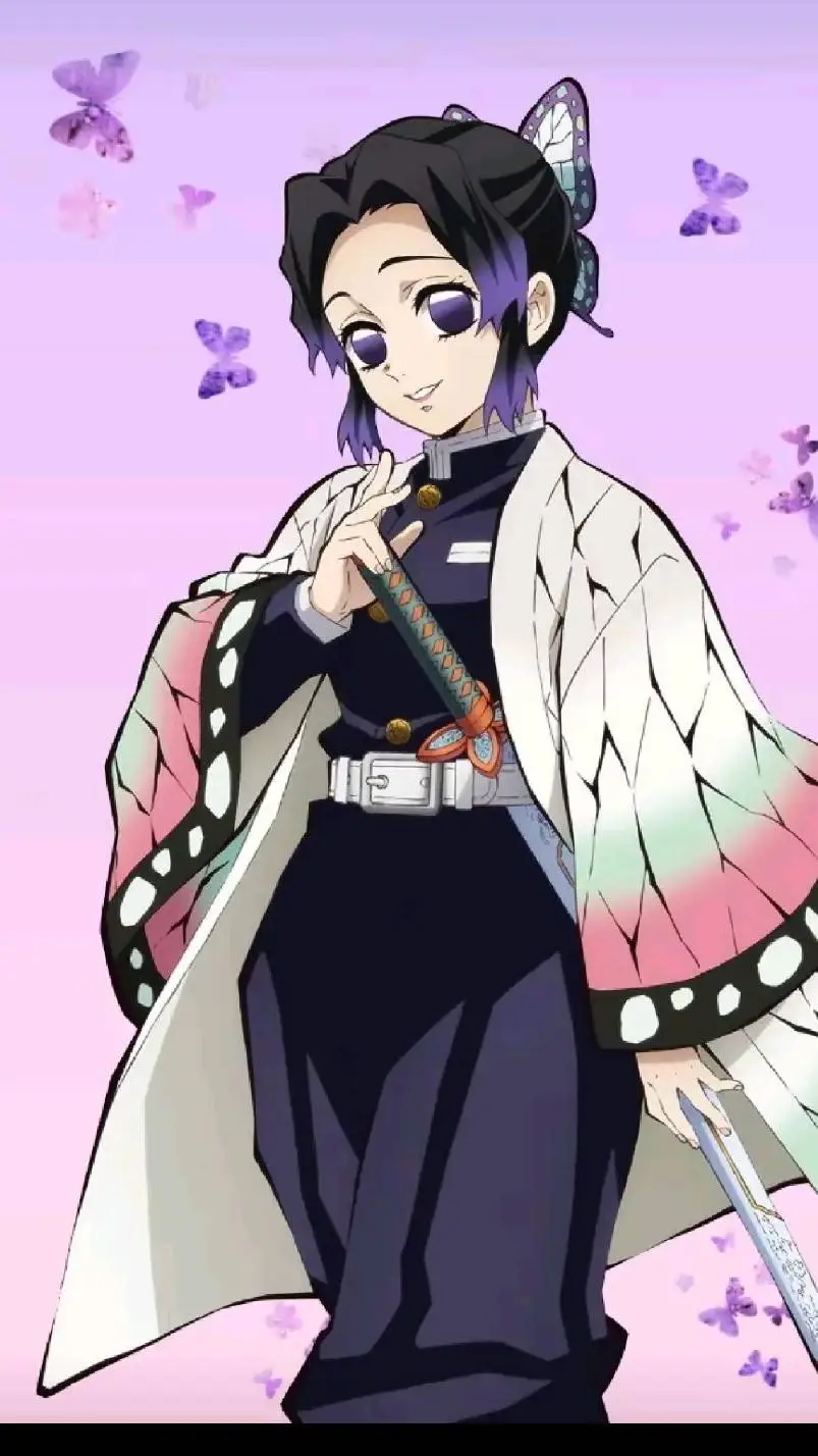 ai character: shinobu✨ background