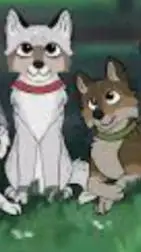 ai character: Woods/Pale Wolf background
