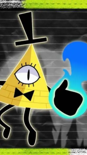 ai character: Bill Cipher background