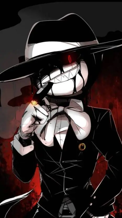ai character: ink Bendy Mafioso🍷 background
